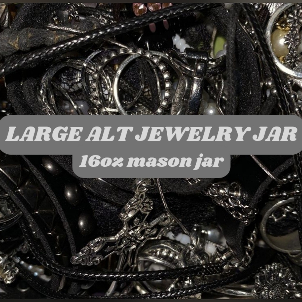 Large Alternative Jewelry Jar
